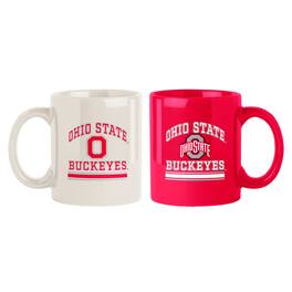 Logo Brands - Ohio State Buckeyes Two-Pack 15oz. Color Mug Set - Multicolor