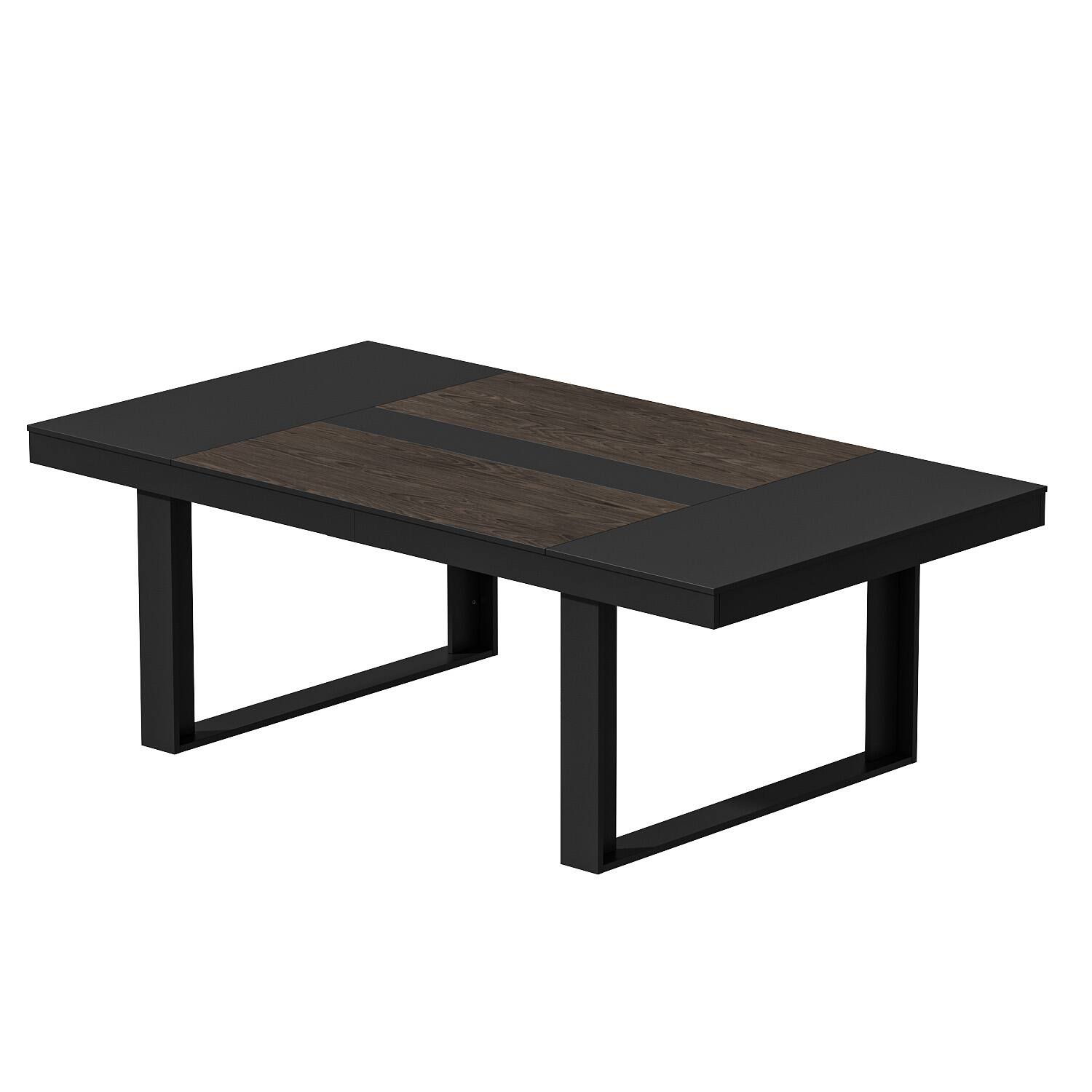Angle. FUFU & GAGA - FUFU&GAGA Ergonomic Office Work Table - Team Meeting, Project Collaboration & Productivity Desk - Black.