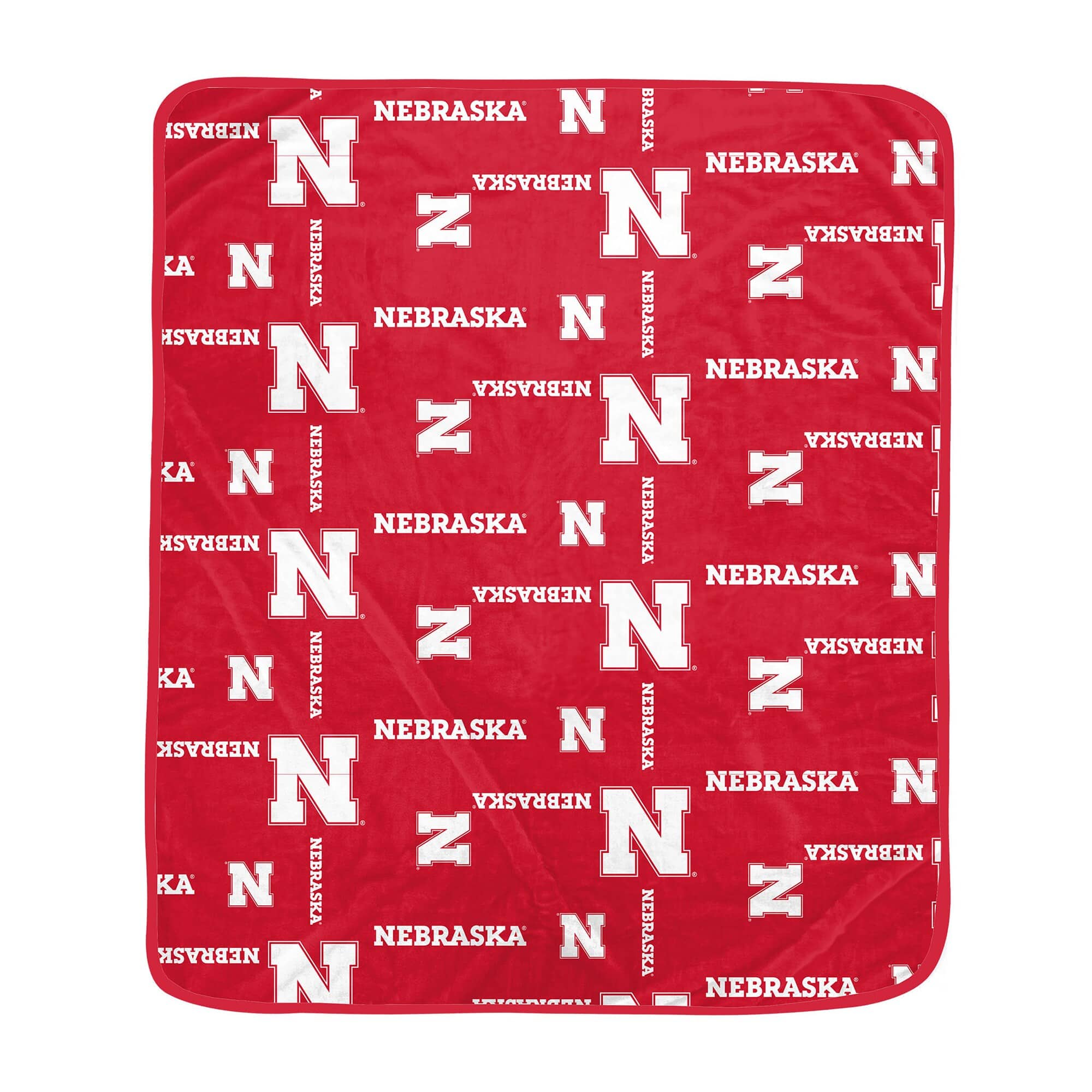 Pegasus - Nebraska Huskers 60" x 70" Homefield Flipped Wordmark Ultra Soft Blanket - Multicolor