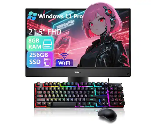 Windows 11 Pro
21.5" FHD
8GB RAM
256GB SSD
WiFi
DELL