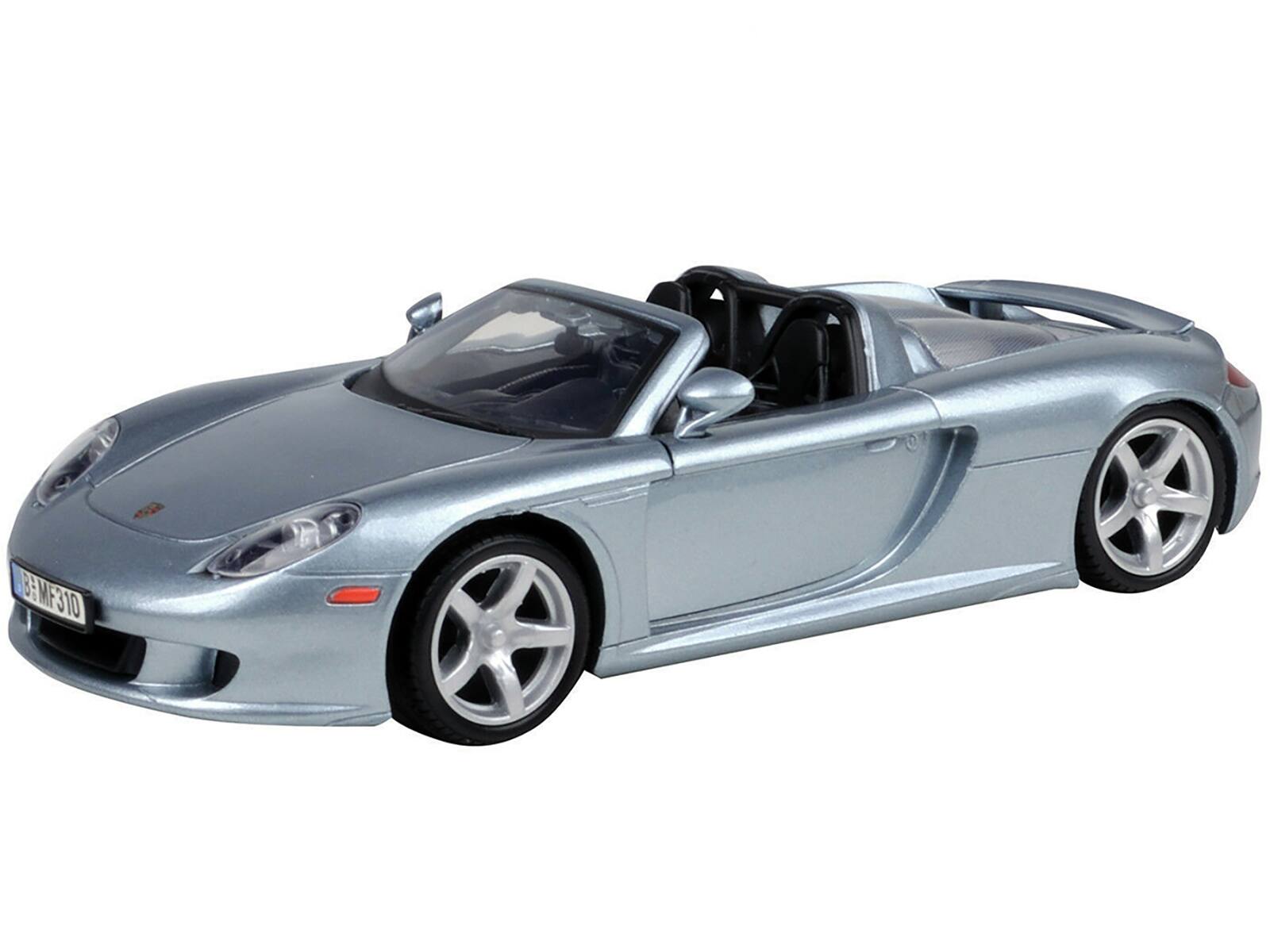 Angle. Motormax - Porsche Carrera GT Gray 1/24 Diecast Model Car by Motormax - Gray.