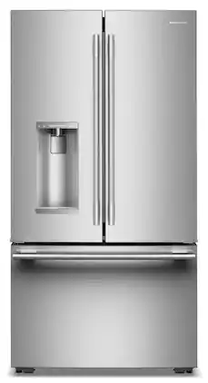 KitchenAid - Counter-Depth French Door Refrigerator with Intelligent Auto Fill - Stainless Steel