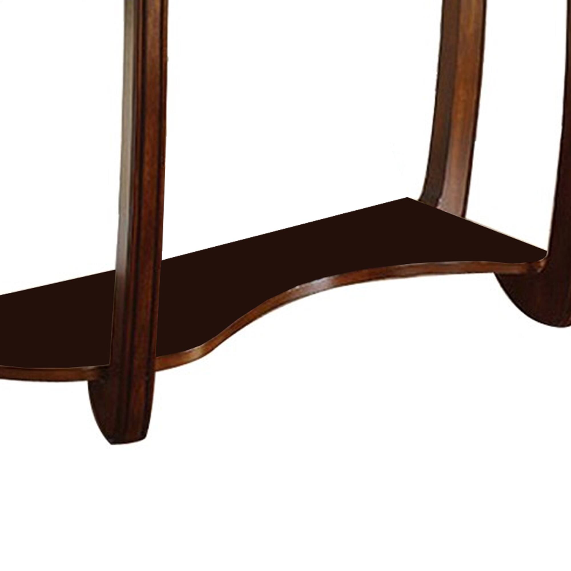 Alt View 2. Manhattan Lane - Crystal Falls Transitional Style Sofa Table - Dark Cherry.