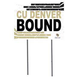 Jardine - CU Denver Lynx 18'' x 24'' Bound Yard Sign - White