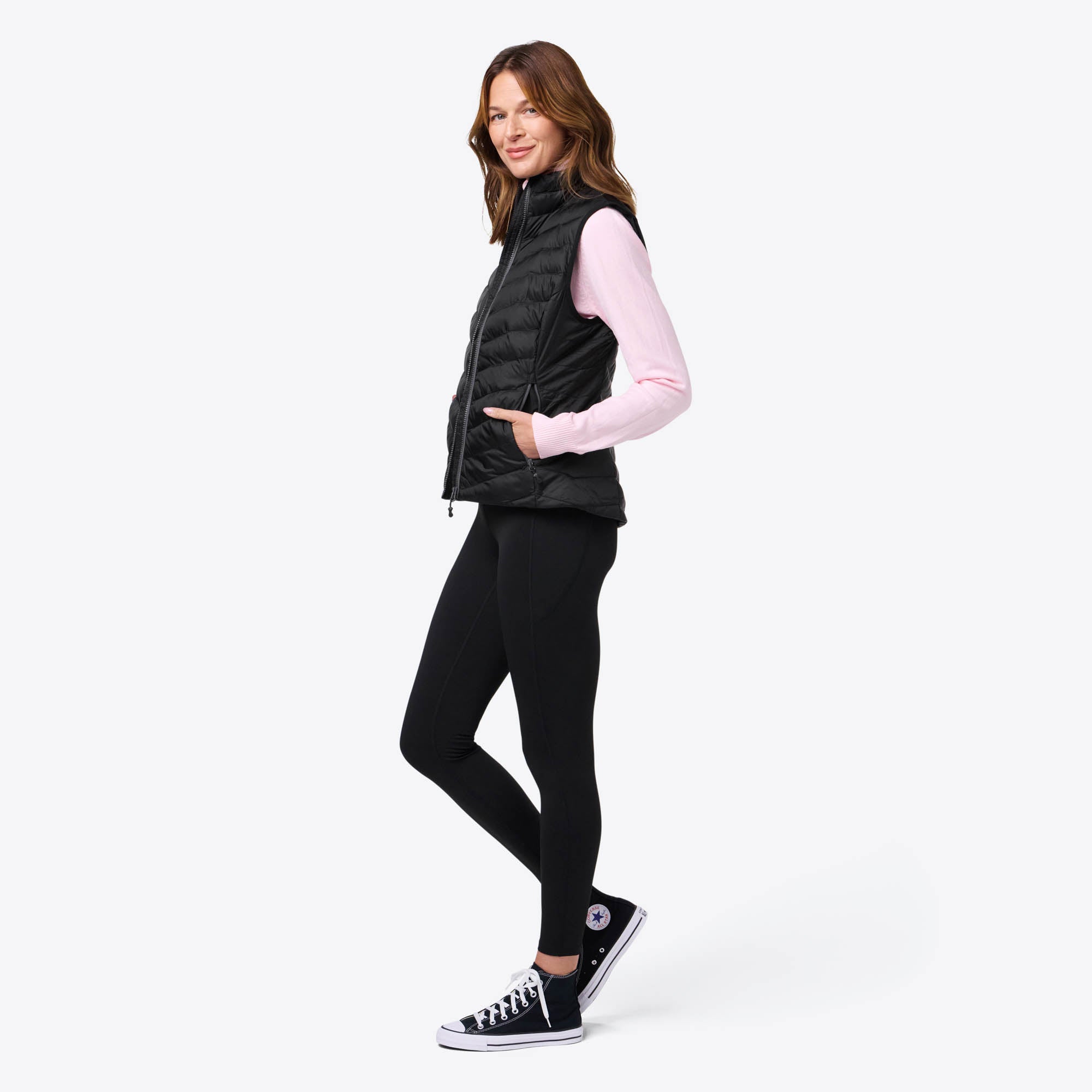 Alt View 2. Mobile Warming - App Controlled Women's Backcountry Xtera Heated Vest - Black.