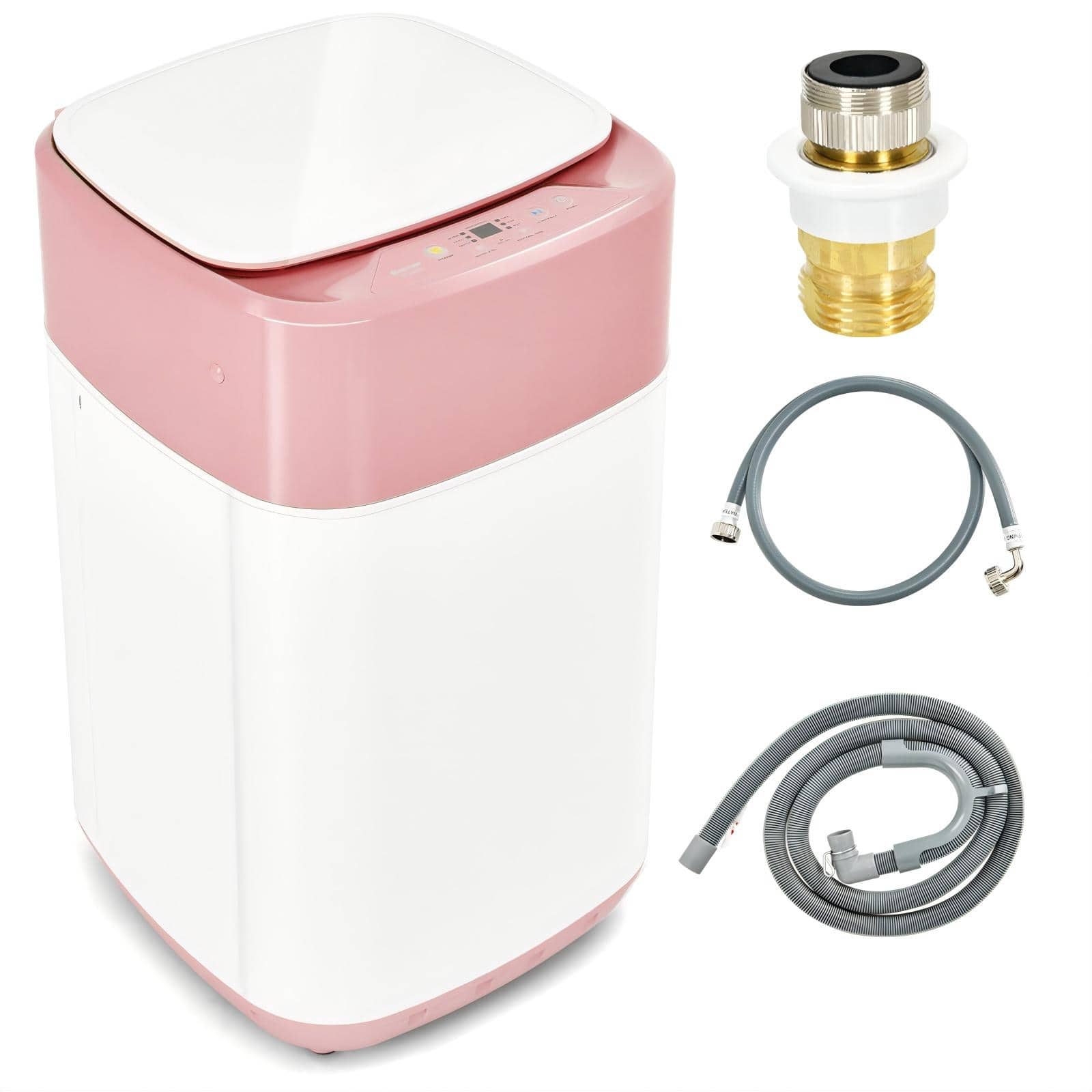 8 lb Portable Full Automatic Washing Machine with Drain Pump