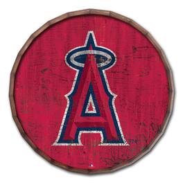 Fan Creations - Los Angeles Angels 24" Cracked Color Barrel Top Sign - Multicolor
