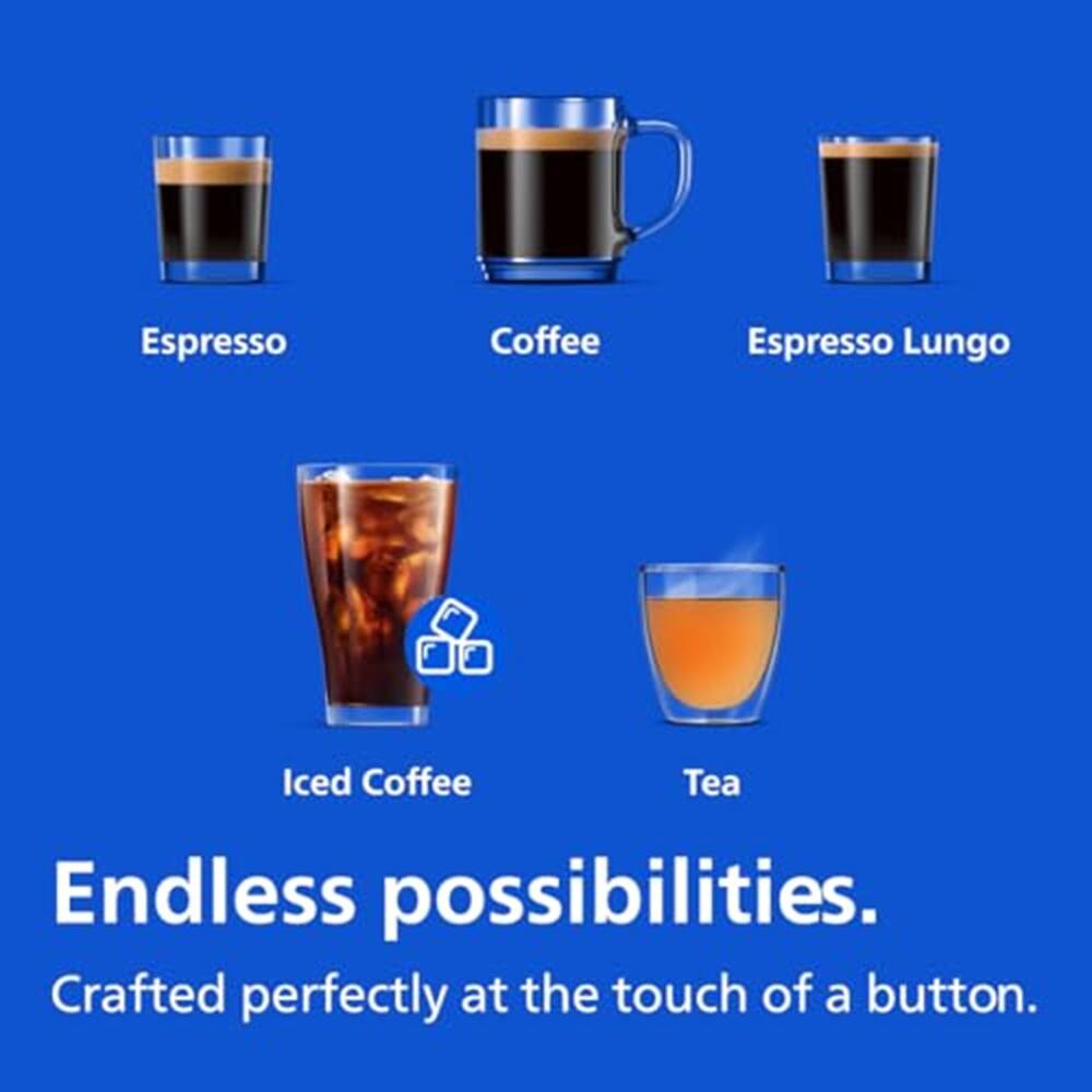 Espresso Coffee Espresso Lungo Iced Coffee Tea Endless possibilities. Crafted perfectly at the touch of a button.