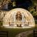 Front. VEVOR - Garden Dome Tent, 9.5 x 5.7 ft Outdoor Clear Bubble Tent for 2-4 Person, Weatherproof Geodesic Dome Greenhouse - Transparent.