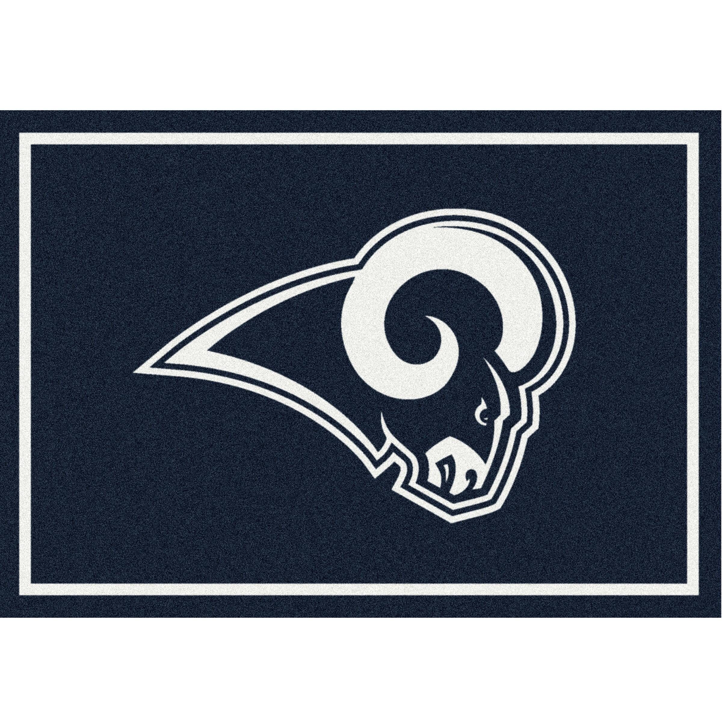 Imperial Los Angeles Rams 5'4'' x 7'8'' Spirit Rug Black 3533004 - Best Buy