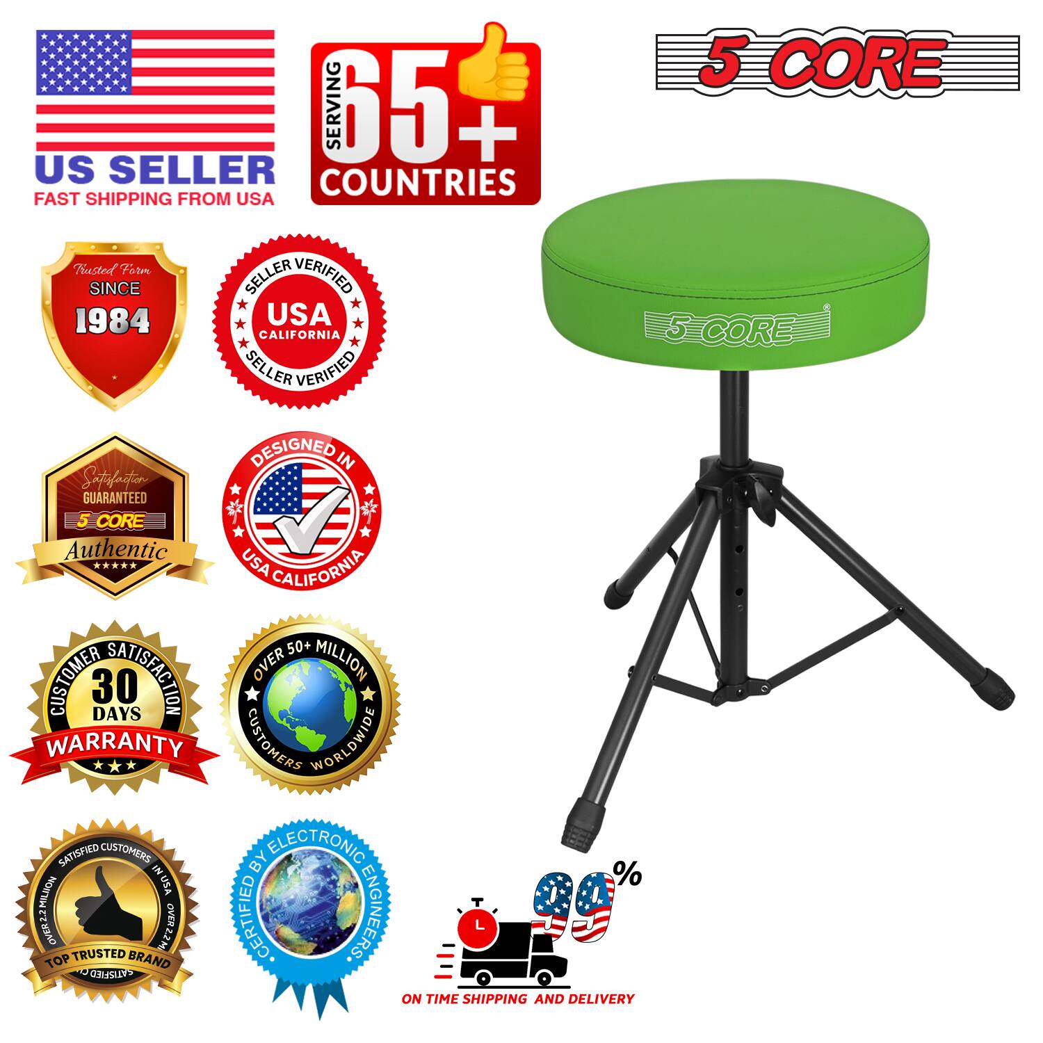 SERVING 65+ US SELLER COUNTRIES FAST SHIPPING FROM USA  
5 CORE  
VERIFIED SINCE 1984 USA CALIFORNIA  
DESIGNED IN USA CALIFORNIA  
GUARANTEED 5 CORE Authentic  
30 DAYS WARRANTY  
OVER 50+ MILLION CUSTOMERS WORLDWIDE  
CERTIFIED BY ELECTRONIC ENGINEERS  
TOP TRUSTED BRAND  
ON TIME SHIPPING AND DELIVERY
