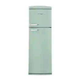 Unique Appliances - 24 in. Wide Classic Retro 11 cu.ft. Top Freezer Refrigerator - Summer Mint Green