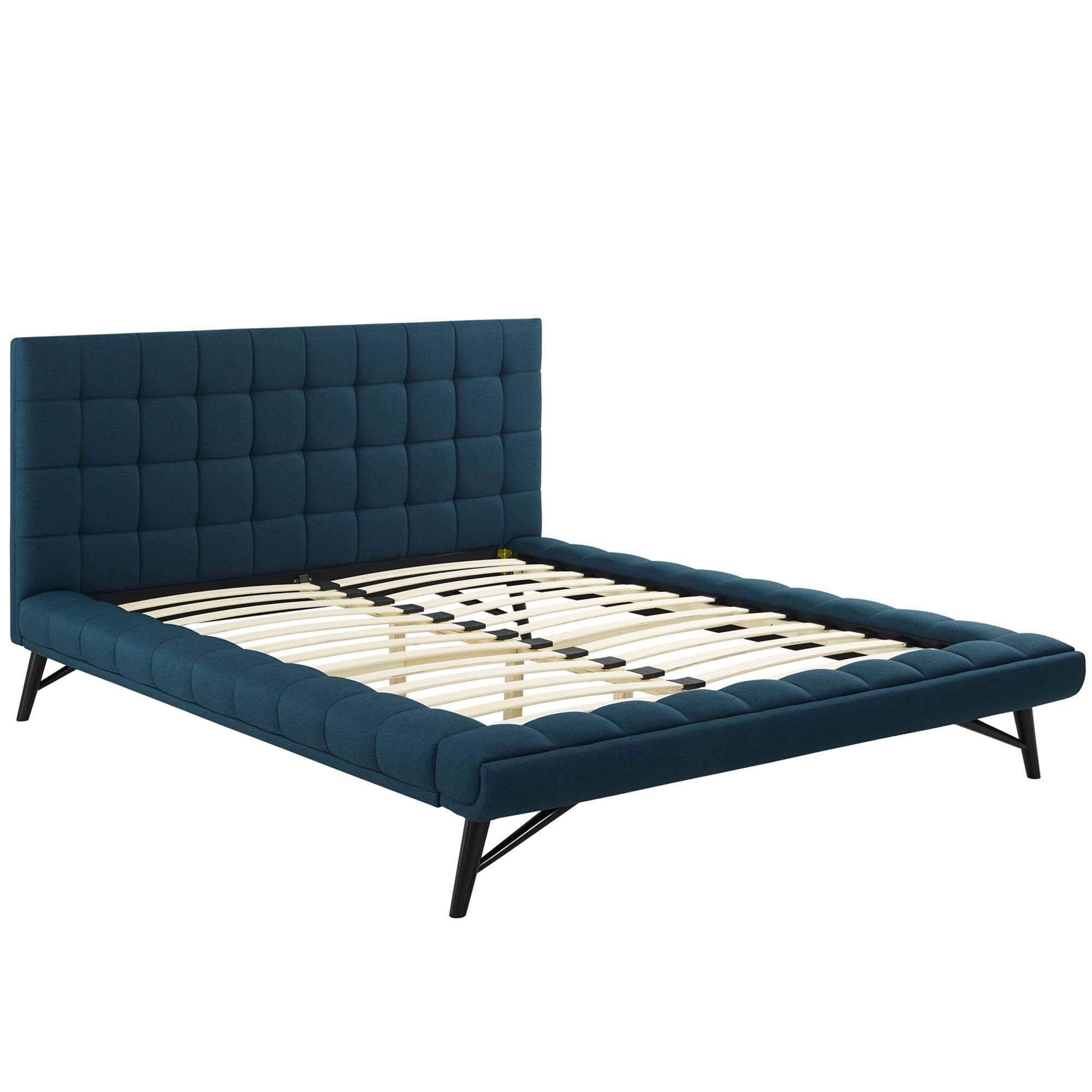 Left. Modway - Margo Wood Queen Platform Bed Frame - Gray.