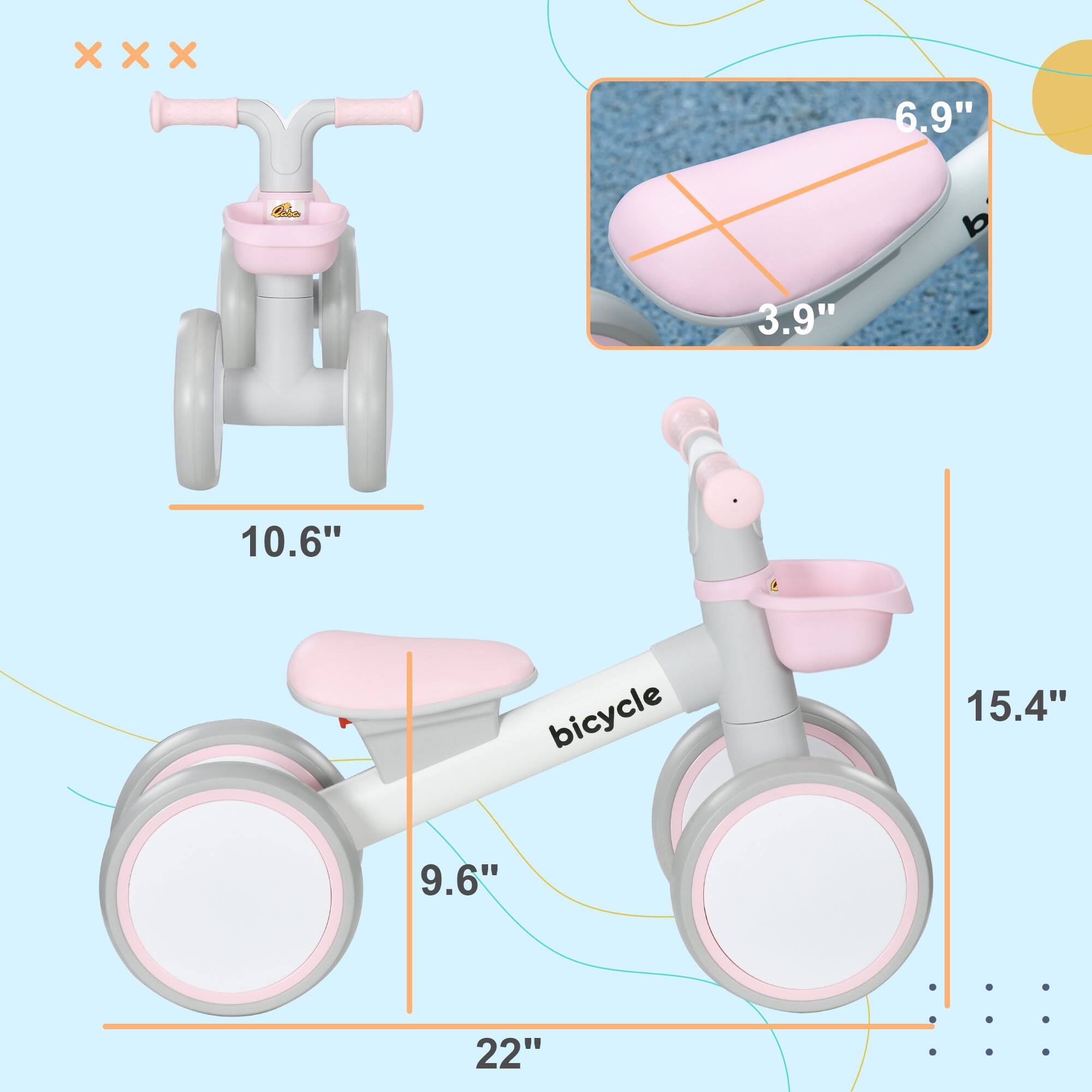 - X X X
- 10.6"
- 6.9"
- 3.9"
- 15.4"
- 9.6"
- 22"
- bicycle