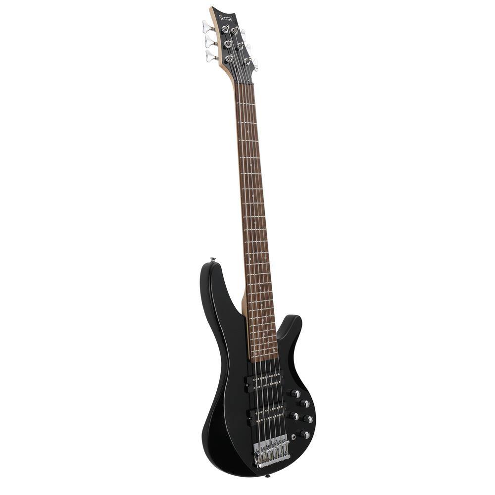 Alt View 6. Winado - Bass Guitar 6 String Electric Bass Guitars, Beginner Bass Guitar with Professional H-H pickup, 3 Way Pickup Selector.