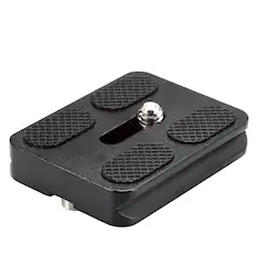 Front. Neewer - All-Metal Arca Quick Release Plate, 50mm, 1/4" Screw, PU50.