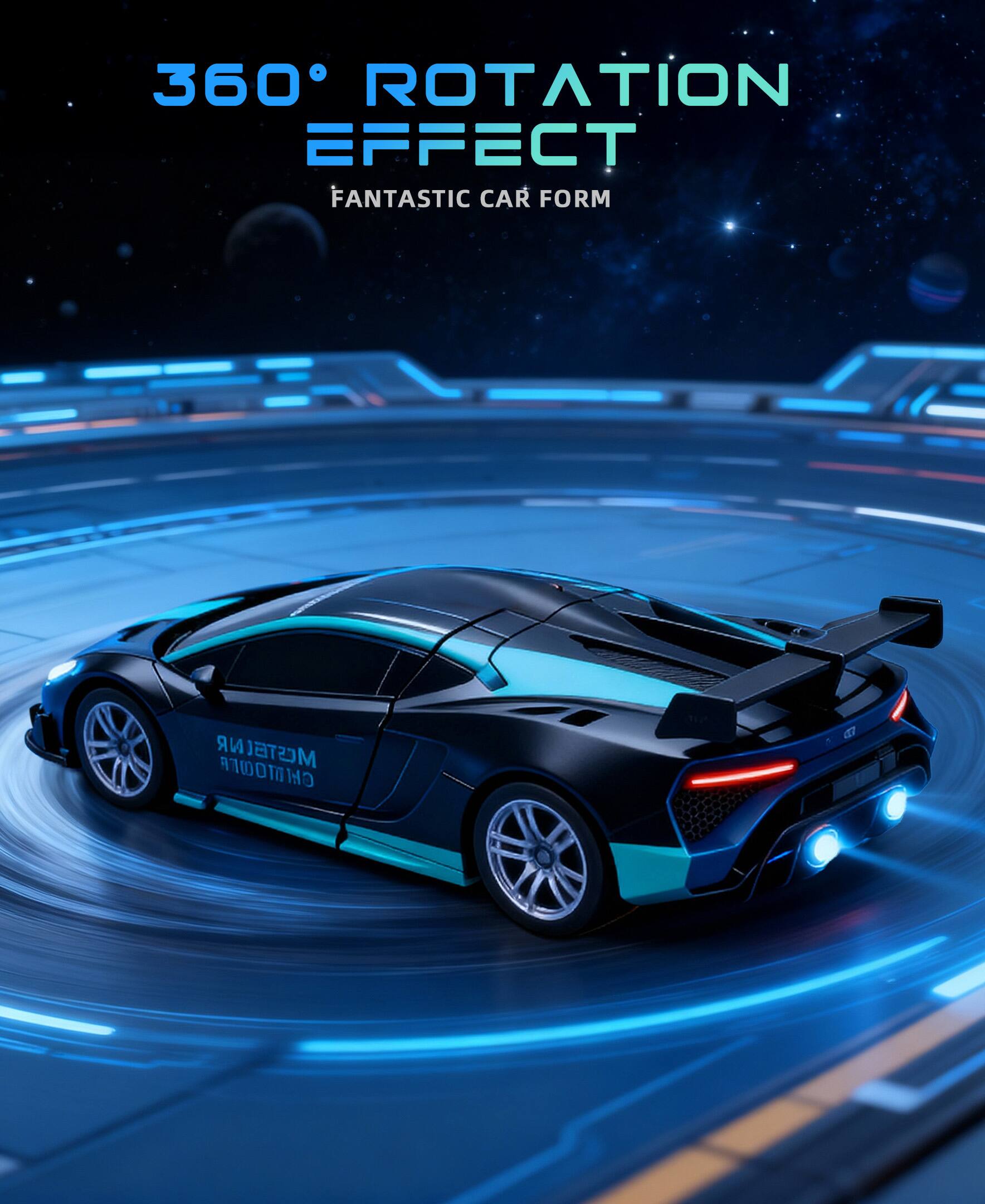 360° ROTATION EFFECT  
FANTASTIC CAR FORM