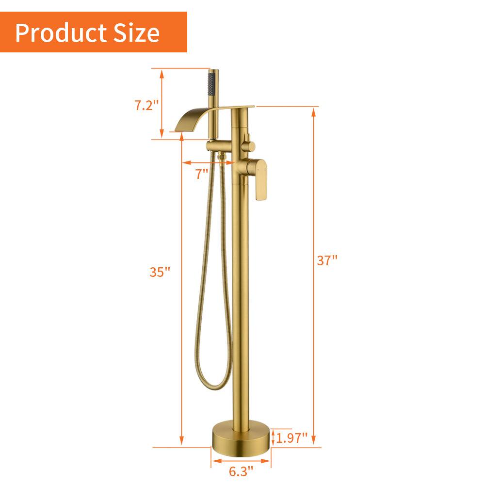 Product Size

- Height: 37"
- Width: 35"
- Depth: 6.3"
- Faucet Height: 7.2"
- Faucet Width: 7"
- Base Diameter: 1.97"