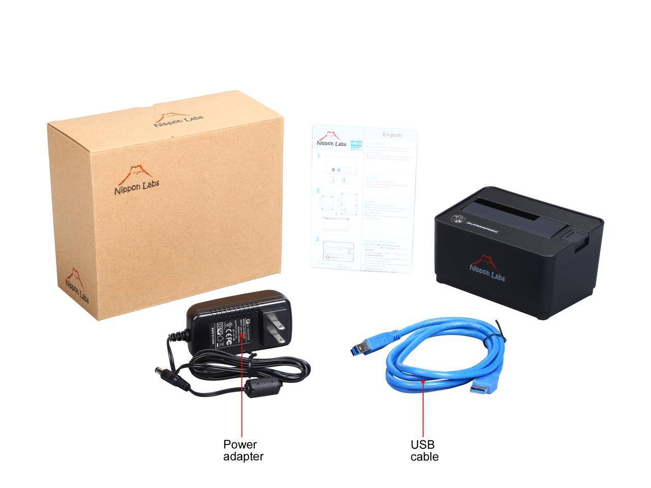 Nippon Labs  
English  
Nippon Labs Power adapter USB cable