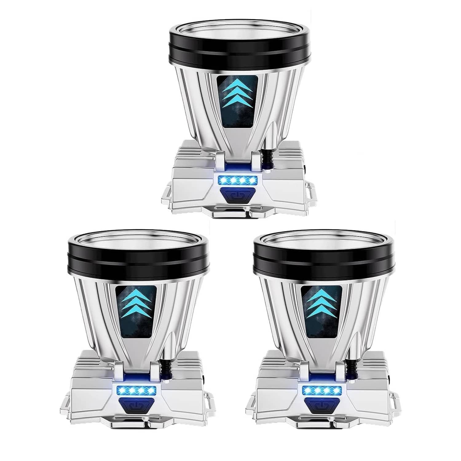 Stock Preferred - 3PCS Super Bright Rechargeable LED Headlamp