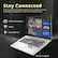 Stay Connected
HP True Vision camera with temporal noise reduction and dual array digital microphone for face-to-face communication.
- 720p HD Webcam
- WiFi 6
- Bluetooth 5.4
- Numeric keypad