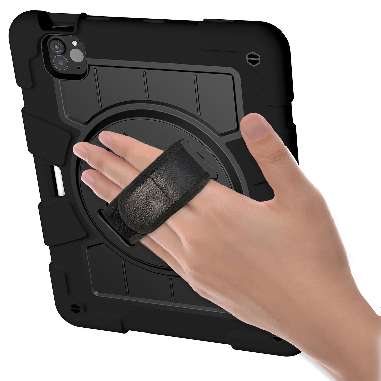 Alt View 4. Dteck - Heavy Duty Rugged Case for Apple iPad Air (M4) 11" 2026&2025&2024,Shockproof Kickstand Cover with Shoulder Strap - F.