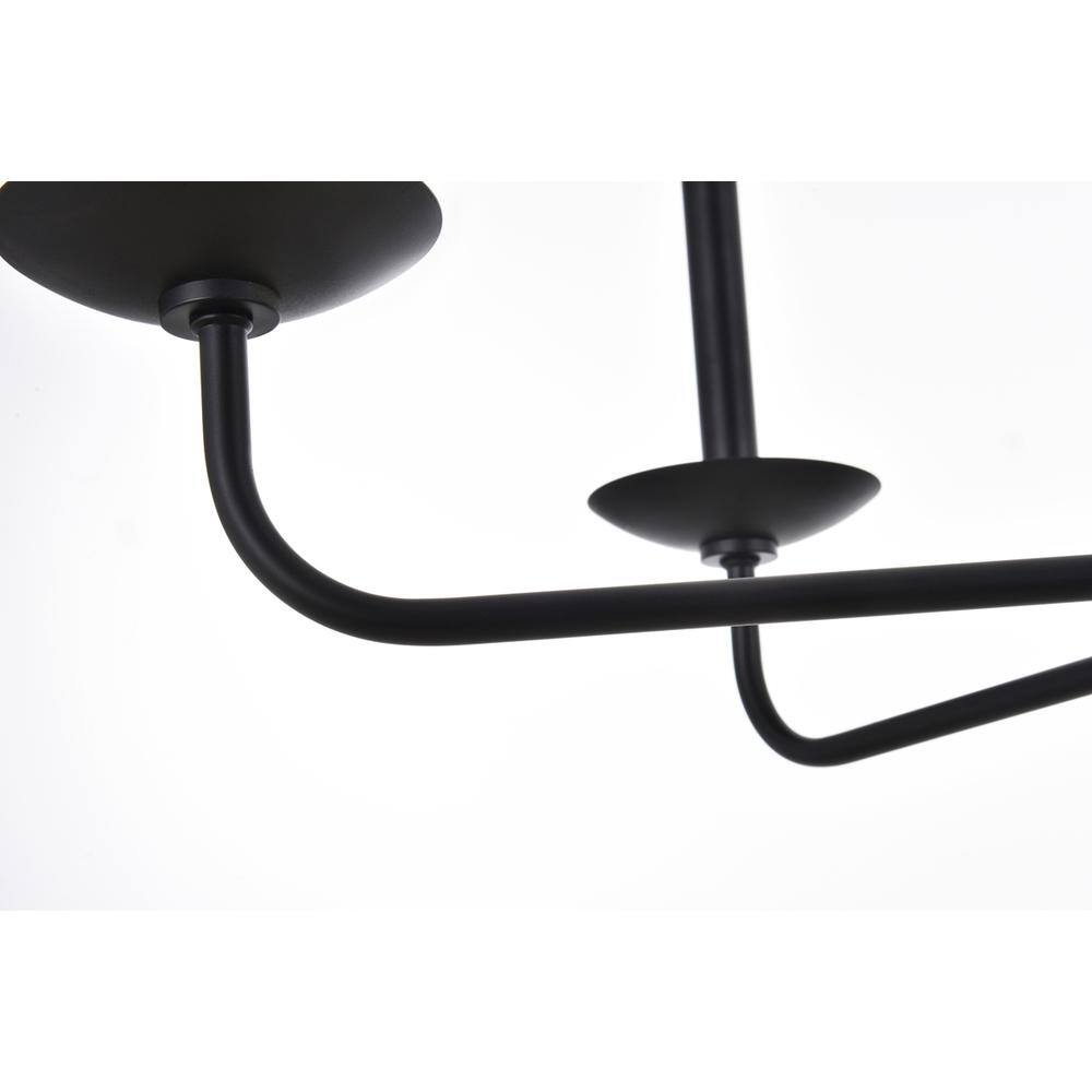 Alt View 2. Living District - Cohen 30 inch pendant in black - Black.