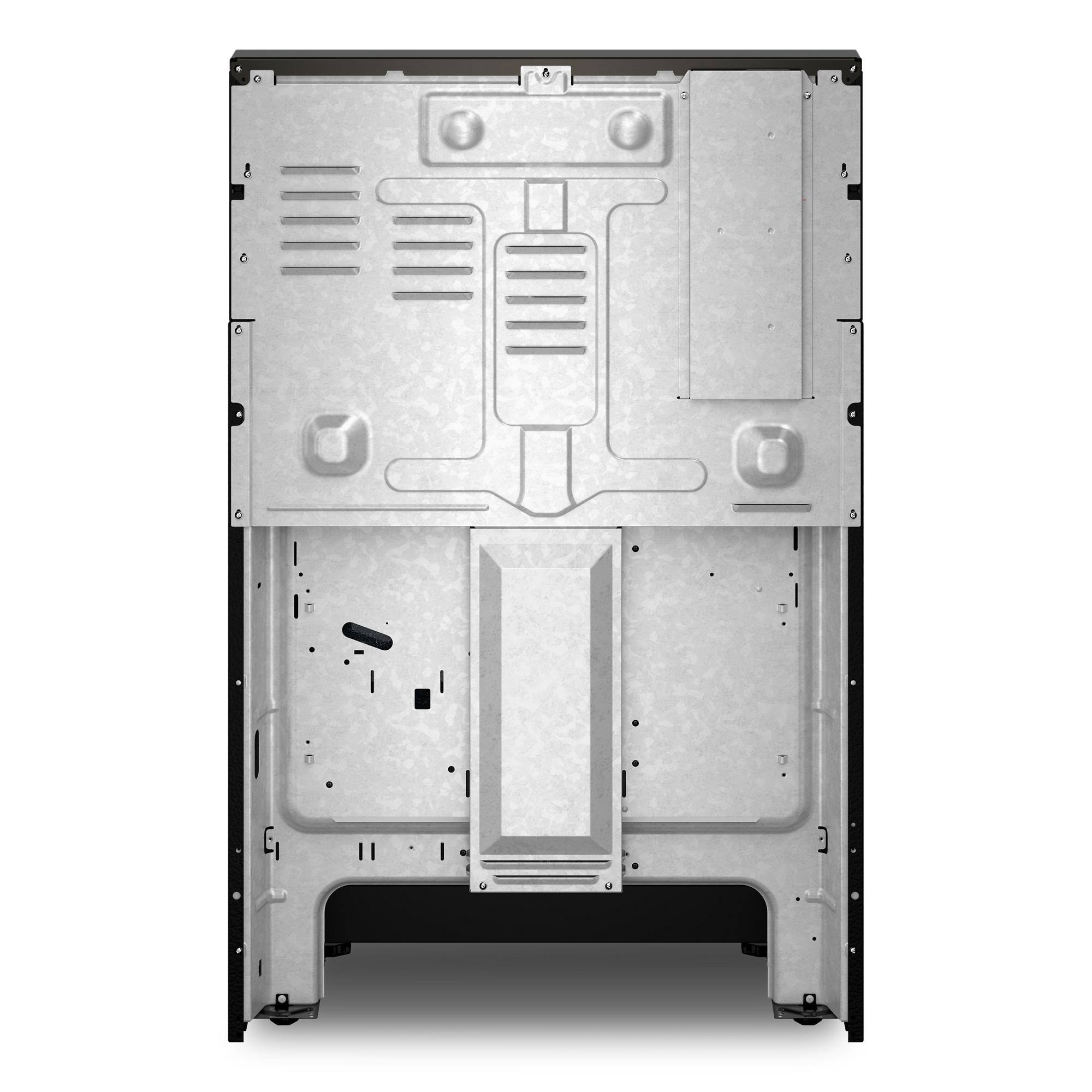 Alt View 12. Whirlpool - 5.3 Cu. Ft. Freestanding Electric Convection Range with No Preheat Air Fry and Air Baking - Black Stainless.