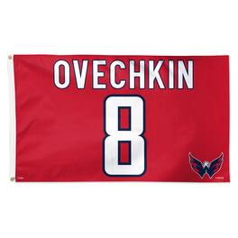 WinCraft - Alexander Ovechkin Washington Capitals 3' x 5' One-Sided Deluxe Player Flag - Multicolor