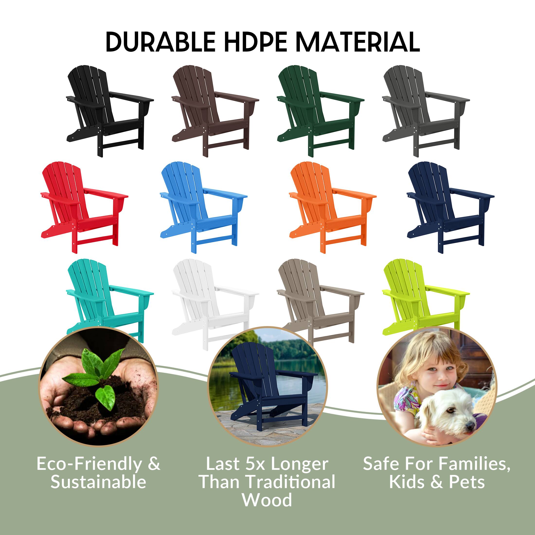 DURABLE HDPE MATERIAL

Eco-Friendly & Sustainable

Last 5x Longer Than Traditional Wood

Safe For Families, Kids & Pets