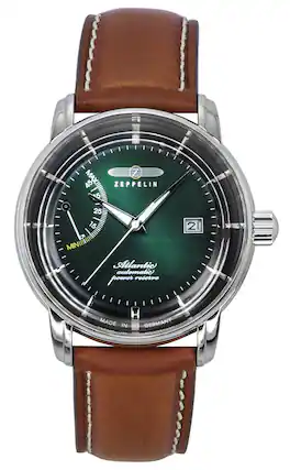MAXII D 45 ZEPPELIN 5 25 15 5 MINI Atlantic automatic reserve power 21 H MADE IN GERMANY