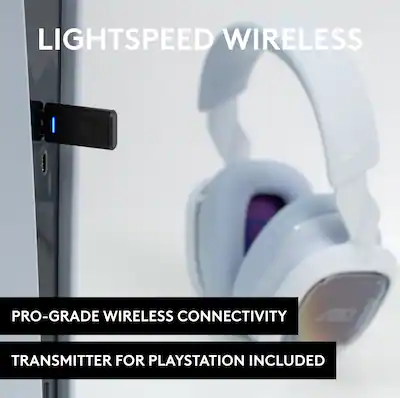 Astro Gaming - A30 Wireless Gaming Headset for PS5, PS4, Nintendo Switch, PC, Mobile - White
