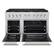 Angle. ZLINE - 48 in. Wide 8 Burner Paramount Double Oven Dual Fuel Range (SDR-WM-48) - Black Matte.