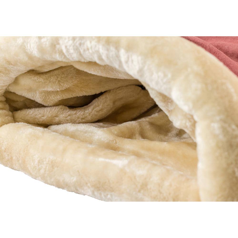 Back. Armarkat - Cat Bed Indian Red 14W x 20D x 10H - Red.