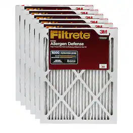 Amber Sporting Goods - Filtrete 12x20x1, AC Furnace Air Filter, MPR 1000, Micro Allergen Defense, 6-Pack