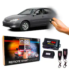 MPC - Remote Start Kit For Toyota Camry 2003-2006 | 1-Button 1,500ft Range Remotes - Black