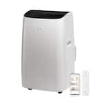 TCL - 450 Sq. Ft. 10,000 BTU Q-Series Ultra-Quiet Dual Hose Inverter Smart Portable Air Conditioner - White