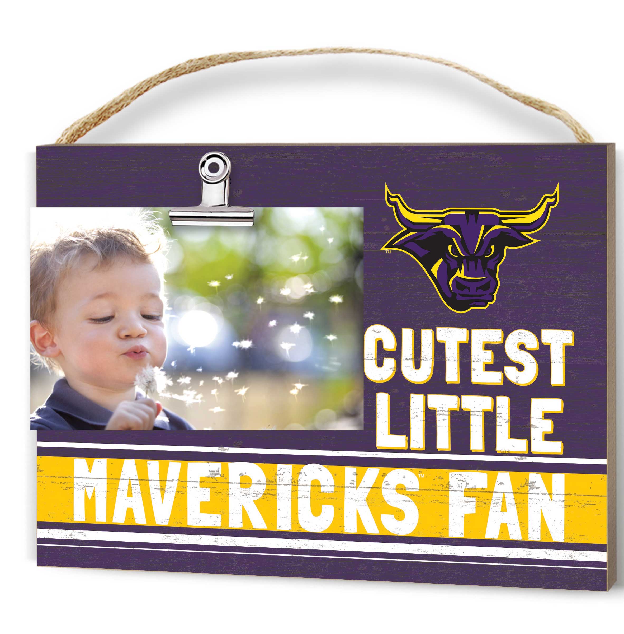 Purple Minnesota State Mavericks 8'' x 10'' Cutest Little Team Logo Clip Photo Frame