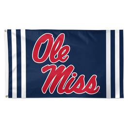 WinCraft - Ole Miss Rebels 3' x 5' Vertical Stripe Deluxe Single-Sided Flag - Multicolor