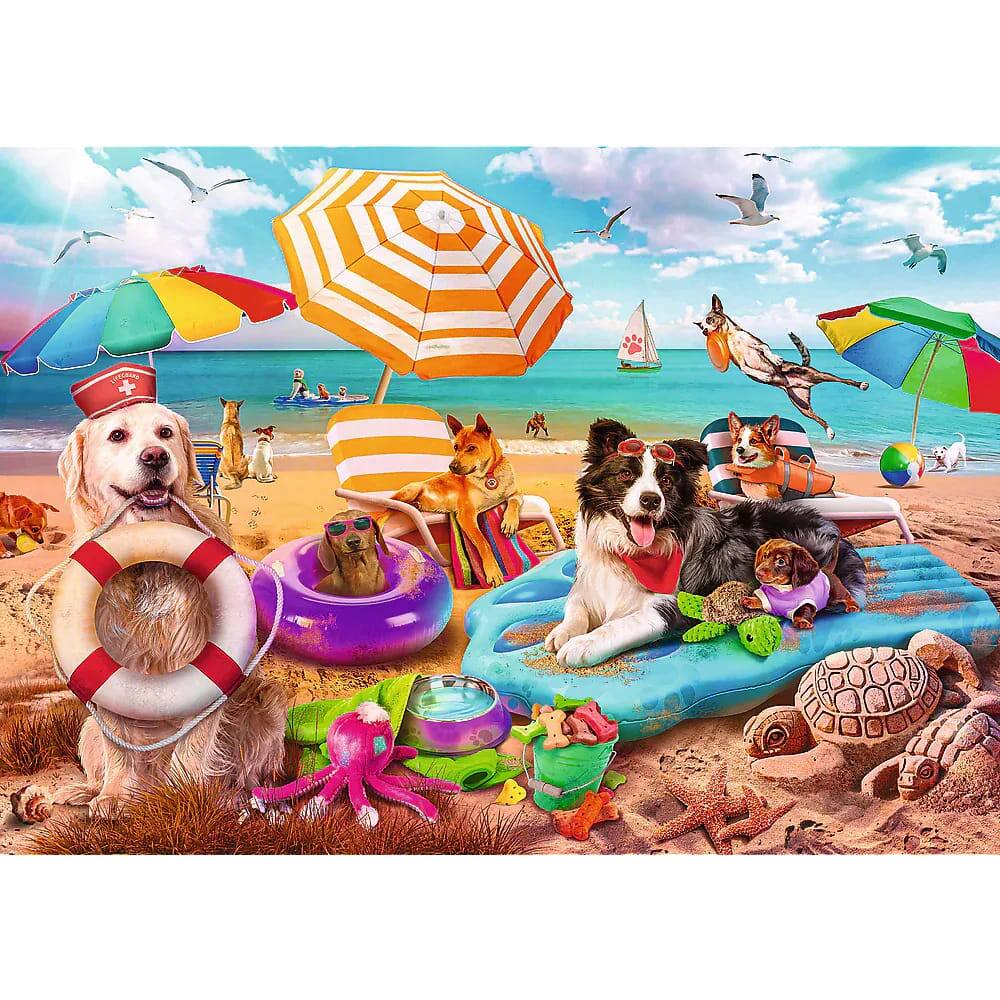 Angle. Trefl - Trefl Red 2x500 Summertime puzzle.