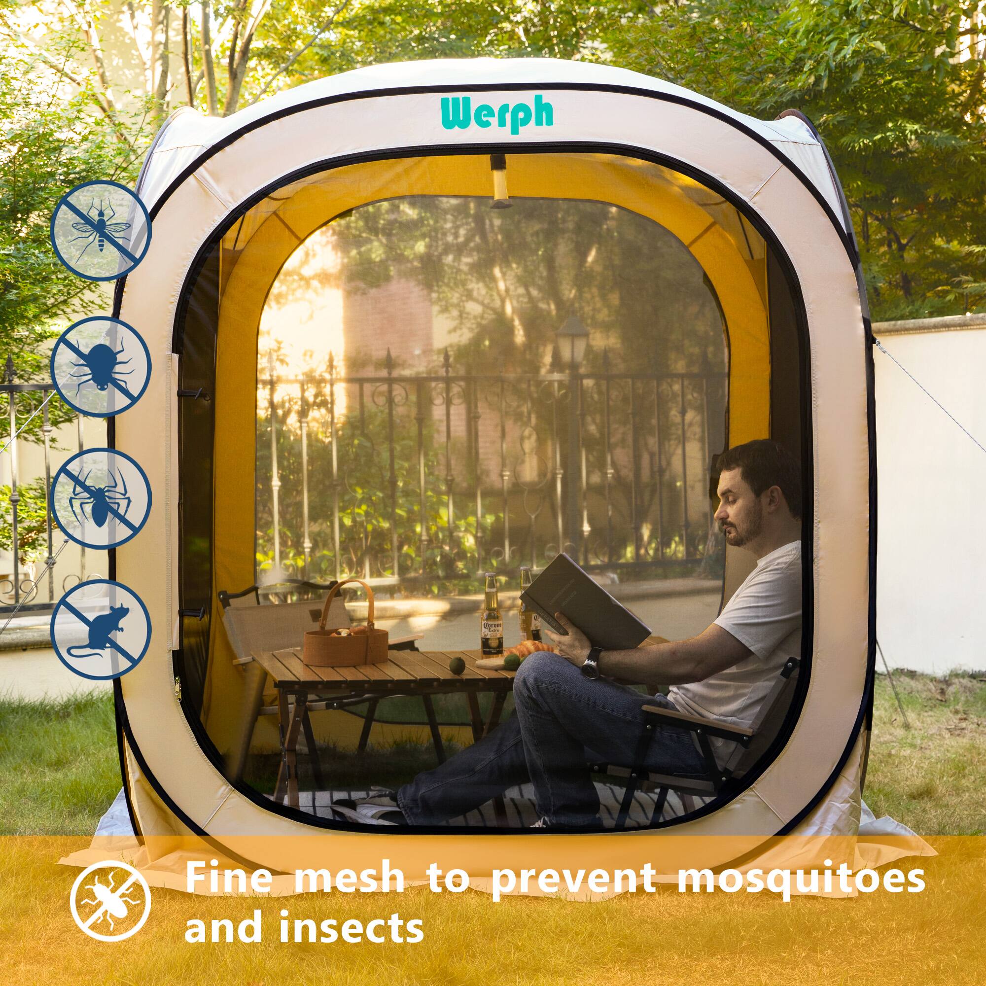 Werph

Fine mesh to prevent mosquitoes and insects