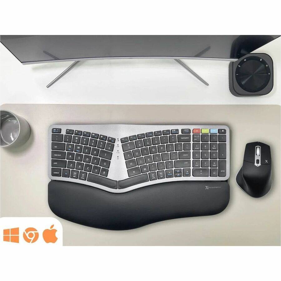 Alt View 2. Macally - Macally X9 Performance Keyboard and Mouse - Scissors Wireless Bluetooth/RF 2.40 GHz Keyboard - Wireless Bluetooth/RF Mou - Unknown.