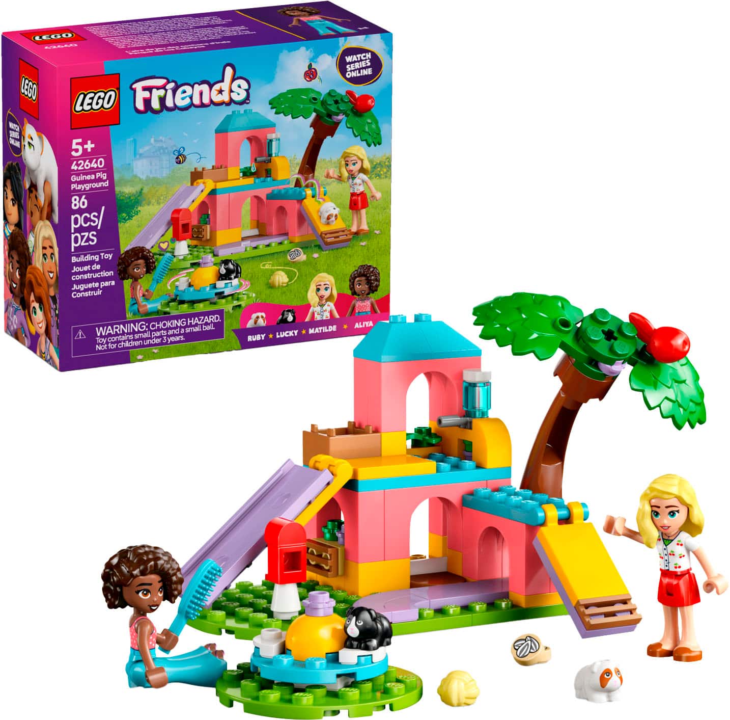 Lego Friends M - 5+ 42640 Guinea Pig Playground 86 pcs/ pzs Building Toy de Construir Juguete para Construir WATCH SERIES ONLINE CHOKING HAZARD. WARNING: a small ball and toy contains under 5 3 years Not for children LUCKT MATILDE RUBT ALITA