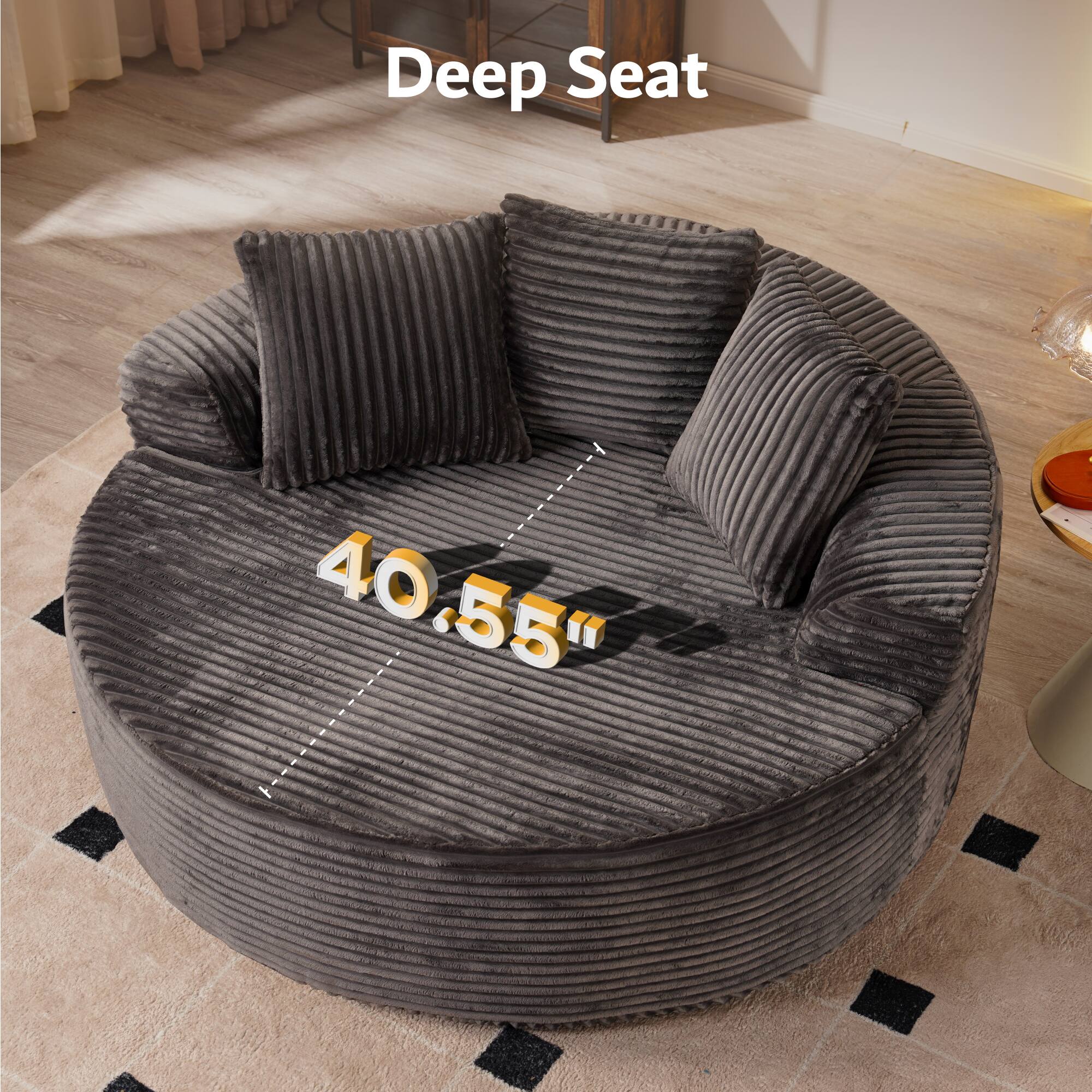 Deep Seat  
40.55"
