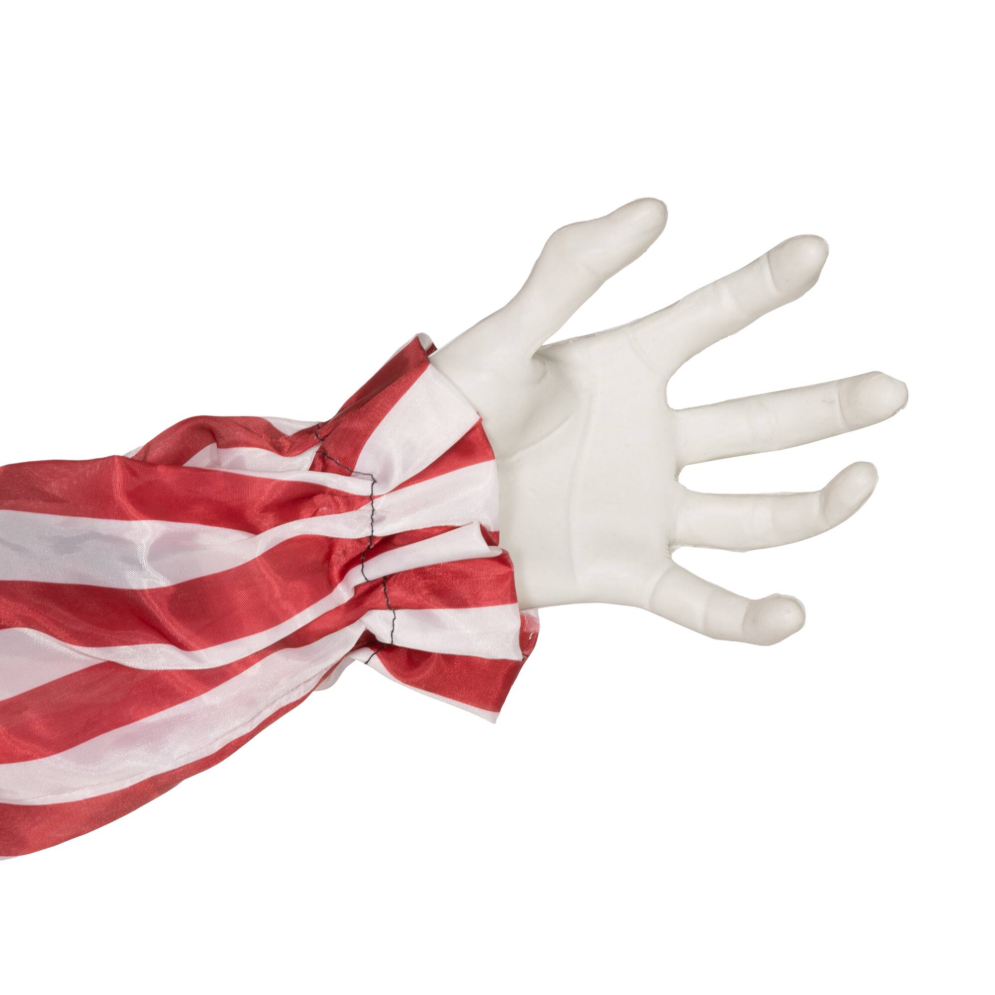 Alt View 7. Homcom - 6' Halloween Hanging Clown Decoration, Scary Talking Clown with Light-up Eyes and Creepy Sound for Indoor or Outdoor - Multi-colored.