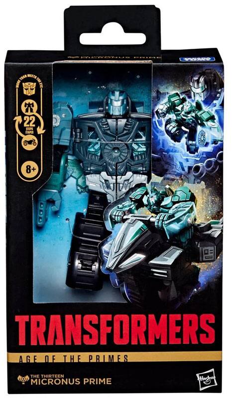 TRANSFORMERS  
AGE OF THE PRIMES  
THE THIRTEEN  
MICRONUS PRIME  

22 STEPS  
8+