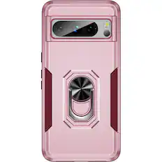 Front. SaharaCase - Military Kickstand Series Case for Google Pixel 8 - Rose Gold.