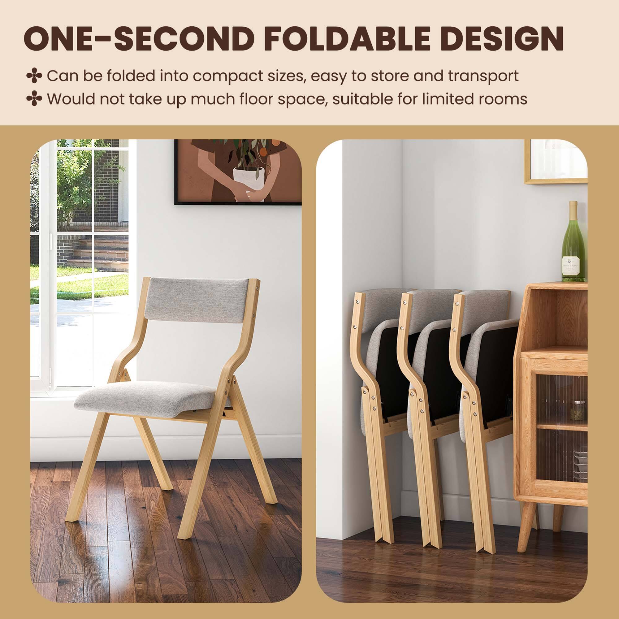 ONE-SECOND FOLDABLE DESIGN

- Can be folded into compact sizes, easy to store and transport
- Would not take up much floor space, suitable for limited rooms