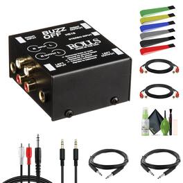 Rolls - HE18 Two-Channel Audio Hum Eliminator and Buzz Remover Bundle