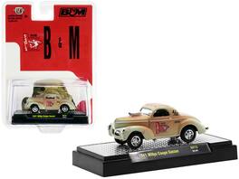 M2 - 1941 Willys Coupe Gasser (Weathered) "B & M Automotive" Limited Edition to 6600 pieces Worldwide 1/64 - Green
